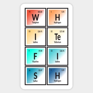 Whitefish City | Periodic Table Sticker